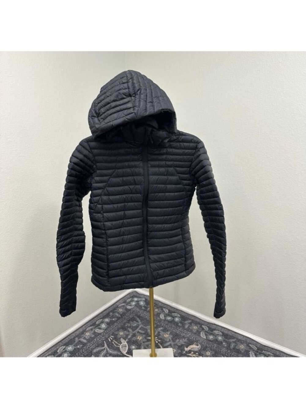Black Diamond Forge Hoody 700 Fill Down Jacket Packable Full Zip Womens Small